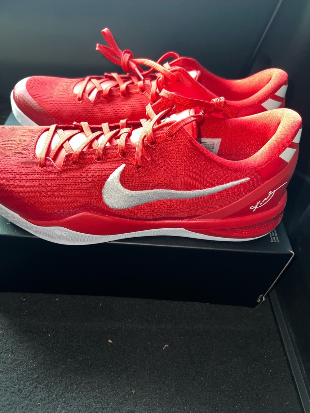 Nike Kobe 8 Protro TB Promo University Red/White HM6469-600 no lid